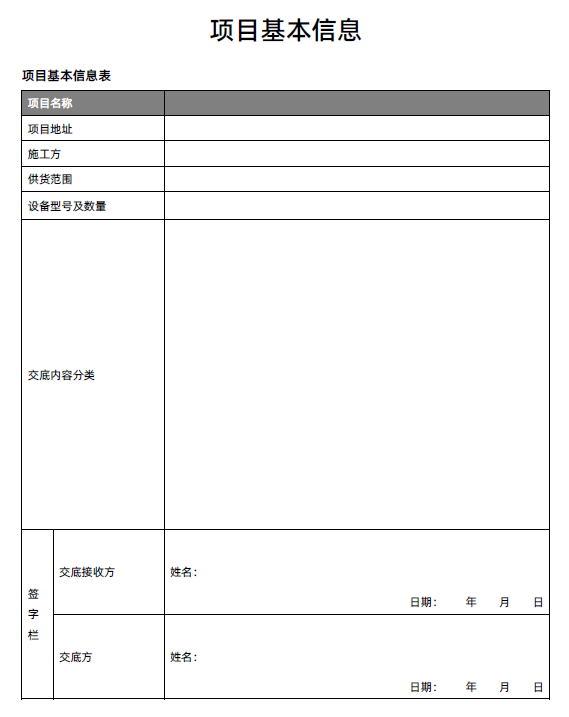 文档封面
