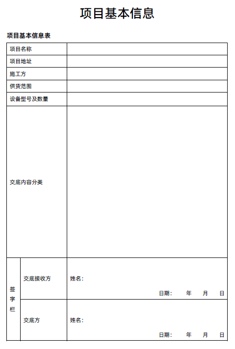 文档封面